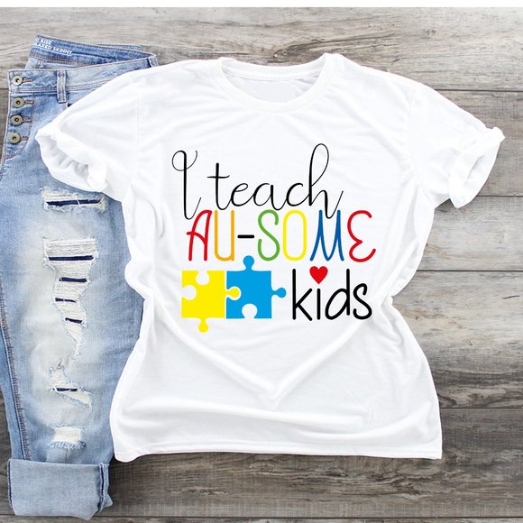 Tops - I Teach Ausome Kids Tshirt